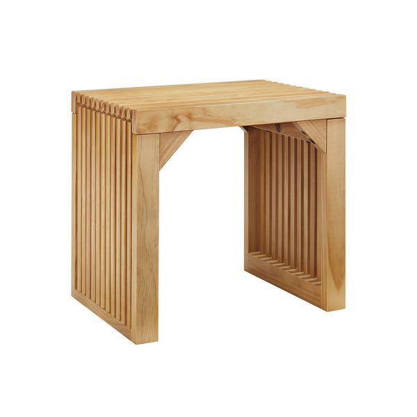 English Elm Pine Multi-Use Dining Bench & Table Set with Tempered Glass, Compact 51.6"L Rustic Wood for Entryway W2275P192310