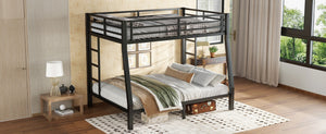 English Elm Twin Xl Solid Pine Loft Bed with Built-in Led Lighting and Storage Shelves W1580S00389