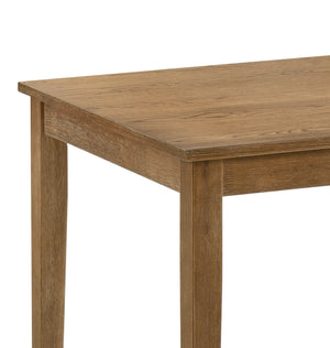 English Elm Kayee Weathered Oak 5PC Dining Set with Padded Cushions, Oak Veneer Table, Durable Composite Wood Finish B2726P276739