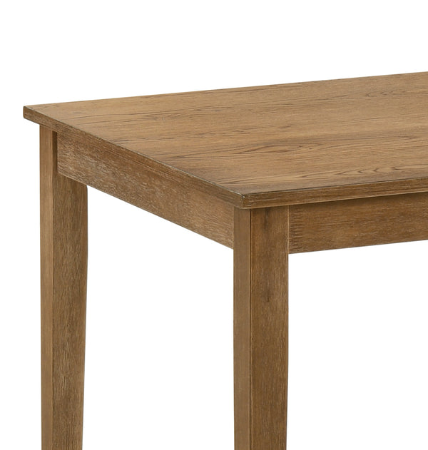 English Elm Kayee Weathered Oak 5PC Dining Set with Padded Cushions, Oak Veneer Table, Durable Composite Wood Finish B2726P276739