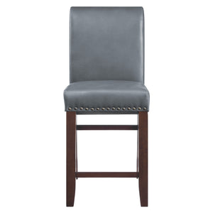OSP Home Furnishings 24" Parsons Barstool Pewter