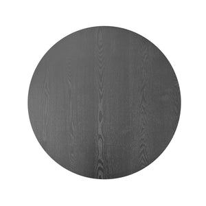 English Elm 39.37'' Round Lift-top Coffee Table Fluted Wood Veneer Hidden Storage Modern Living Room Black W1435P261922