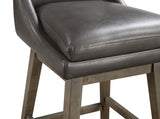 OSP Home Furnishings Allingham 26" Swivel Stool Pewter / Grey