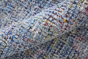 Feizy Rugs Caldwell Handwoven Transitional Area Rug: Elegant Wool & Viscose Blend For Timeless Home Décor Blue,Ivory Wool,Viscose 8798804fblu000p00