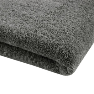 JLA Home Madison Park Signature - 100% Turkish Cotton Bath Sheet Set — Spa-Soft Low-Twist Plush, Highly Absorbent Dobby Border, OEKO-TEX Approved Charcoal MPS73-532