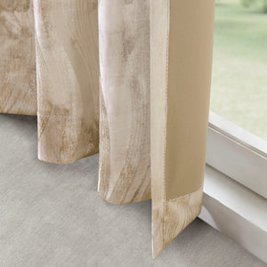 English Elm Printed Jacquard Grommet Top Total Blackout Curtain Panel Ivory 50x108 Stylish Thermal Noise-Blocking Privacy Drapes B03599810