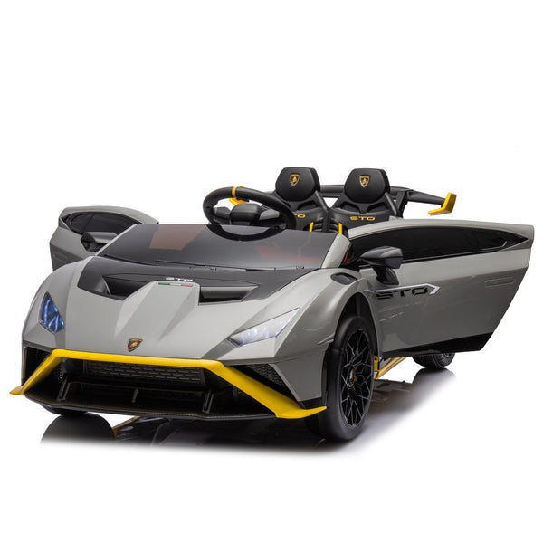 English Elm Lamborghini Huracan Sto 24v Kids Ride on Drift Car with Led Lights and Remote W1578P210768