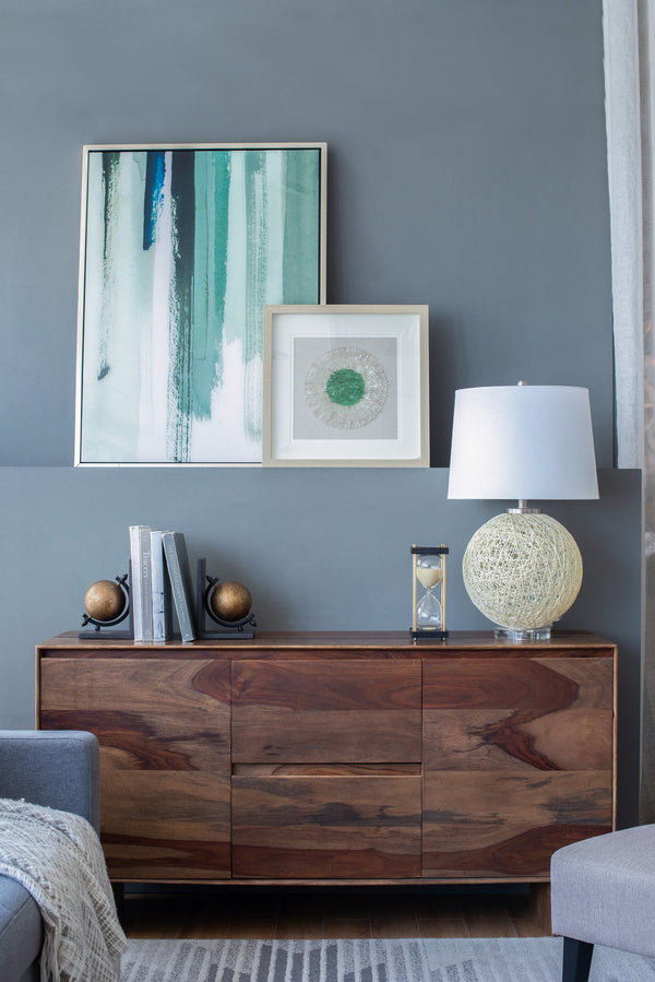 English Elm D16.1''xH26'' Estella Round Table Lamp with Beige Cross-Hatch Base and Natural Linen Shade for Cozy Reading W2078P395553