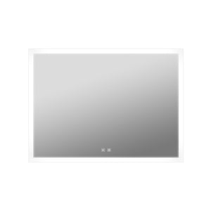 English Elm Aurorium Frameless Led Vanity Mirror with Defogger and Touch Controls for Spa Bathrooms B2731P478348