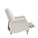 Madison Park Athena Transitional Push Back Recliner MP103-0908 Ivory