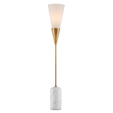 Martini Torchiere Brass Table Lamp