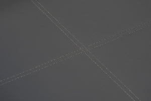 Sarreid Safari Leather Tray In Quiet Shade - Elegant Grey Finish With Polished Nickel & Durable Design Grey  54008-1