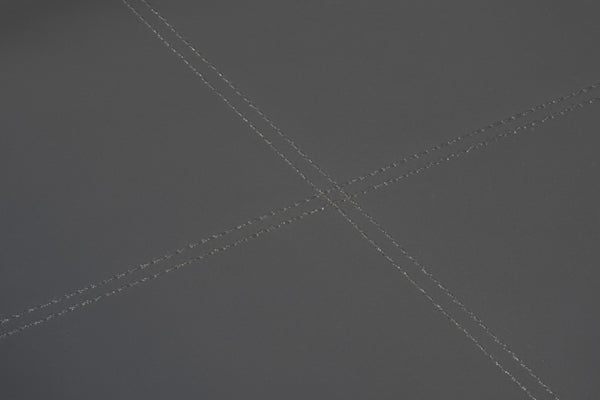 Sarreid Safari Leather Tray In Quiet Shade - Elegant Grey Finish With Polished Nickel & Durable Design Grey  54008-1