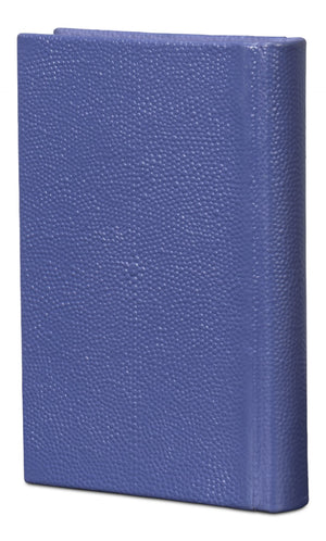Sarreid Shagreen Books Set Of 12 - Elegant Marlin Design In Assorted Sizes, Blue Shagreen Leather Finish Blue  54009-2