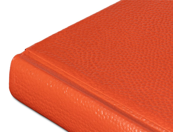 Sarreid Shagreen Books Set Of 12 In Vibrant Orangeade – Stylish Decorative Collection For Home Or Office Orange  54009-6
