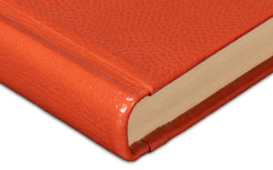 Sarreid Shagreen Books Set Of 12 In Vibrant Orangeade – Stylish Decorative Collection For Home Or Office Orange  54009-6