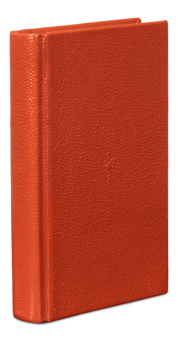 Sarreid Shagreen Books Set Of 12 In Vibrant Orangeade – Stylish Decorative Collection For Home Or Office Orange  54009-6
