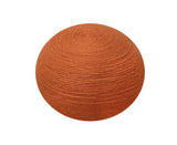 Moti Ellis Orange Wool Pouf with Polyester Fill 54011028