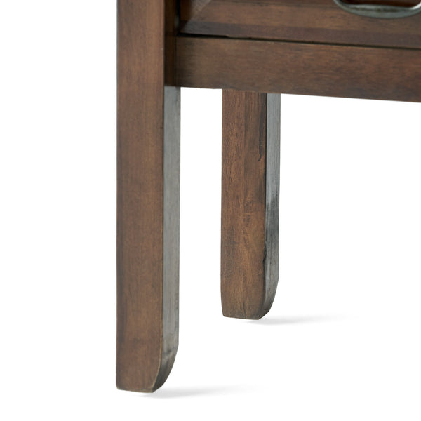 English Elm Christopher Knight Home® - End Table - Rustic Acacia Wood With Drawers, Versatile Modern Design For Living Room & Entryway N771P271384W