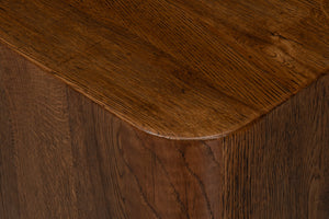 Sarreid Stewart Side Table - Rustic Reclaimed Oak Wood Design For Timeless Style And Durability In Your Home Natural  54044