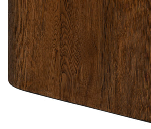 Sarreid Stewart Side Table - Rustic Reclaimed Oak Wood Design For Timeless Style And Durability In Your Home Natural  54044