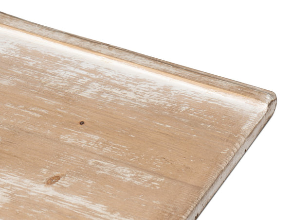 Sarreid Riley Carved Panel - Exquisite Reclaimed Pine Wood Craftsmanship For Rustic Home Décor Lovers Natural  54045