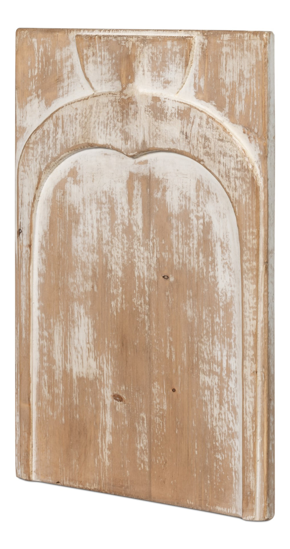 Sarreid Riley Carved Panel - Exquisite Reclaimed Pine Wood Craftsmanship For Rustic Home Décor Lovers Natural  54045