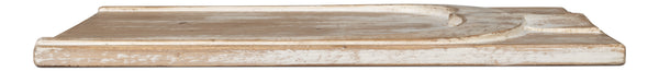 Sarreid Riley Carved Panel - Exquisite Reclaimed Pine Wood Craftsmanship For Rustic Home Décor Lovers Natural  54045