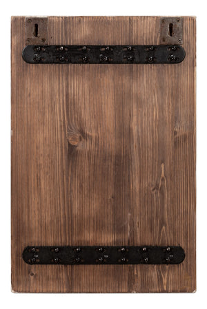 Sarreid Rupert Carved Panel - Exquisite Reclaimed Pine Wood Artistry For Rustic Home Décor & Design Natural  54046