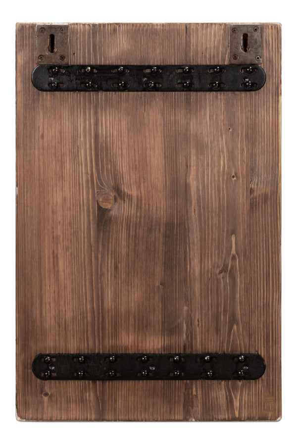 Sarreid Ringo Carved Panel - Unique Reclaimed Pine Wood Artistry For Stunning Home Décor And Design Natural  54047