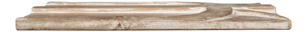Sarreid Ringo Carved Panel - Unique Reclaimed Pine Wood Artistry For Stunning Home Décor And Design Natural  54047