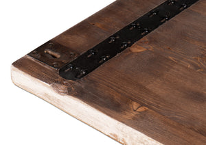 Sarreid Rip Carved Panel - Exquisite White Reclaimed Pine Wood Craftsmanship For Timeless Home Decor Natural  54048