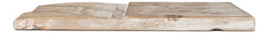 Sarreid Rip Carved Panel - Exquisite White Reclaimed Pine Wood Craftsmanship For Timeless Home Decor Natural  54048