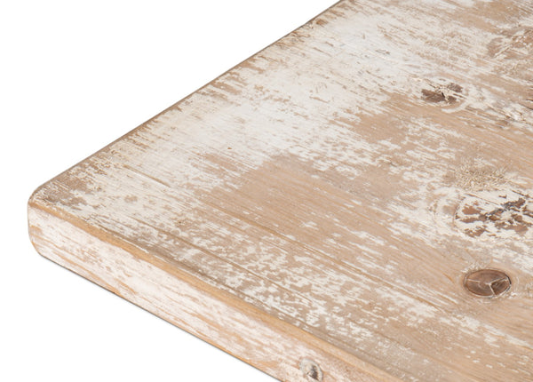 Sarreid Rip Carved Panel - Exquisite White Reclaimed Pine Wood Craftsmanship For Timeless Home Decor Natural  54048