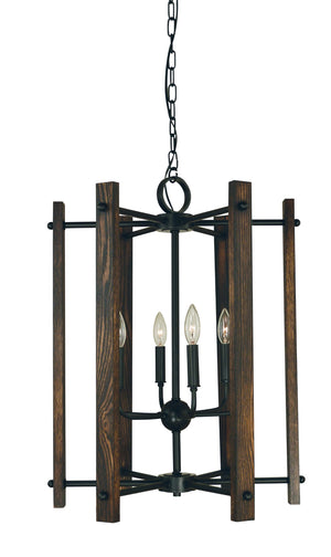 Framburg 6-light Stunning Farmhouse Dining Chandelier - Elegant Modern Design For Your Stylish Home Decor Matte Black Metal 5406 Mblack