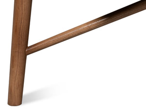 Sarreid Singletary Leather Chair - Luxurious Onyx Black Upholstery With Elegant Wood Accents For Comfort Black  54071