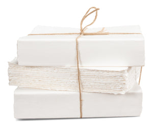 Sarreid Ledger White Set Of 6 - Premium Handmade Natural Paper For Creative Projects And Elegant Designs Ivory  54074