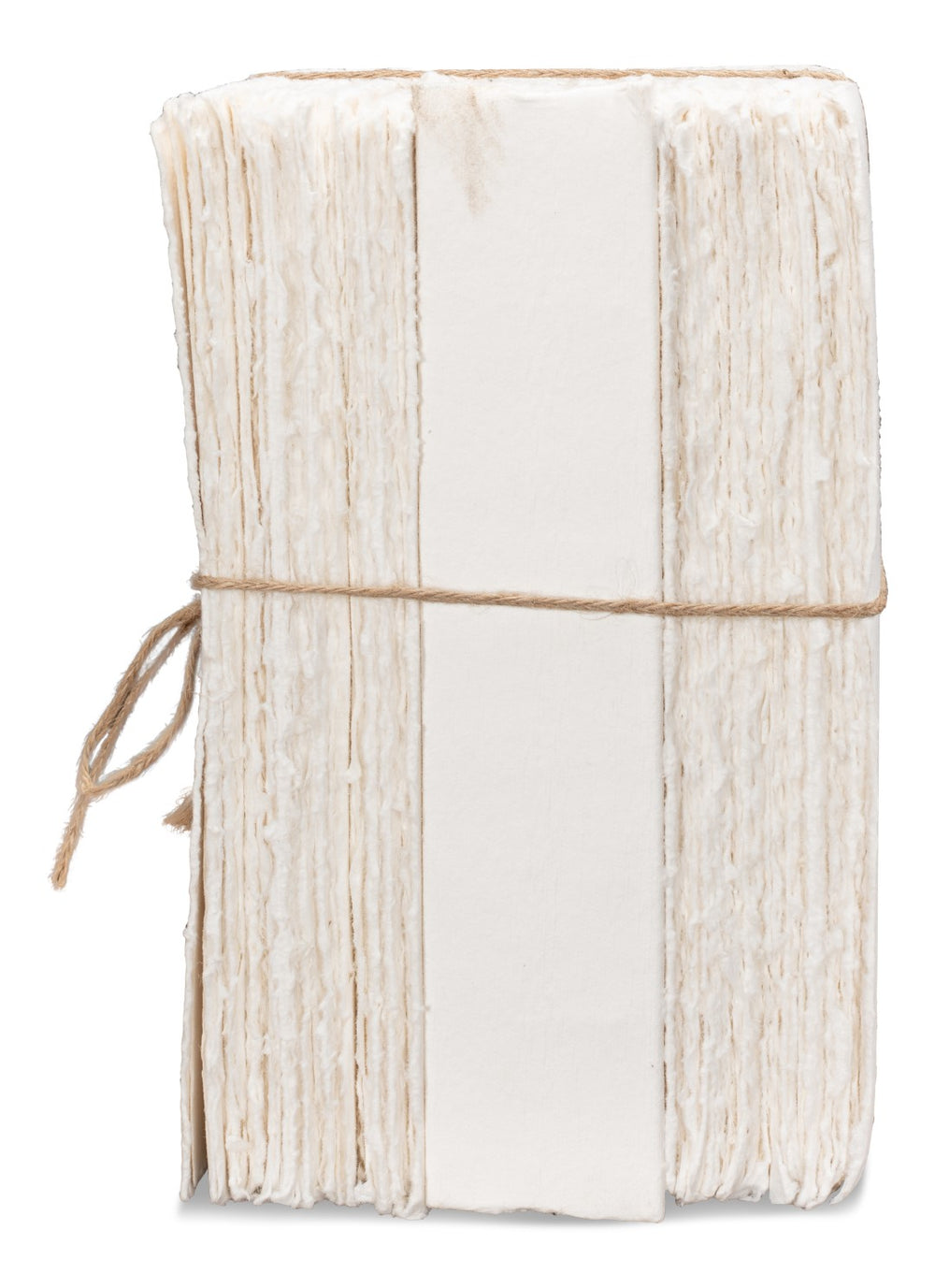 Sarreid Ledger White Set Of 6 - Premium Handmade Natural Paper For Creative Projects And Elegant Designs Ivory  54074