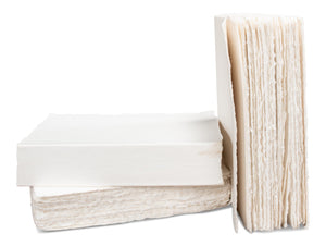 Sarreid Ledger White Set Of 6 - Premium Handmade Natural Paper For Creative Projects And Elegant Designs Ivory  54074