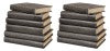 Sarreid Shagreen Books Set Of 12 – Elegant Antique Grey Faux Leather Decor For Home Or Office Styling Grey  54077-1