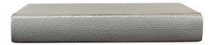 Sarreid Shagreen Books Set Of 12 - Elegant Storm Grey Faux Leather Decor For Home And Office Styling Grey  54077-2