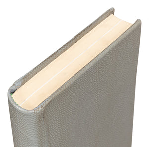 Sarreid Shagreen Books Set Of 12 - Elegant Storm Grey Faux Leather Decor For Home And Office Styling Grey  54077-2