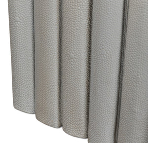 Sarreid Shagreen Books Set Of 12 - Elegant Storm Grey Faux Leather Decor For Home And Office Styling Grey  54077-2