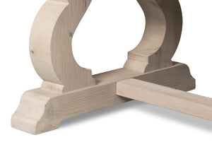 Sarreid Beauford Dining Table - Stylish Grey And White Finish With Reclaimed White Pine For Your Home Decor Grey  54133