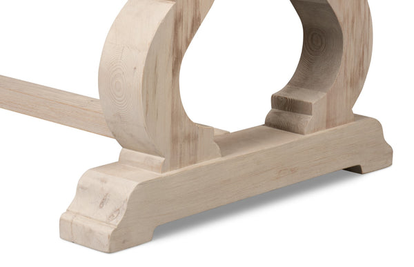 Sarreid Beauford Dining Table - Stylish Grey And White Finish With Reclaimed White Pine For Your Home Decor Grey  54133