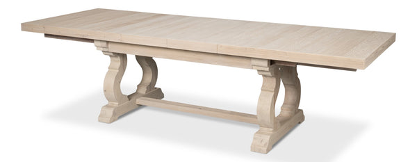Sarreid Beauford Dining Table - Stylish Grey And White Finish With Reclaimed White Pine For Your Home Decor Grey  54133