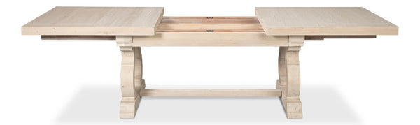 Sarreid Beauford Dining Table - Stylish Grey And White Finish With Reclaimed White Pine For Your Home Decor Grey  54133