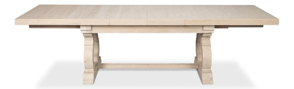 Sarreid Beauford Dining Table - Stylish Grey And White Finish With Reclaimed White Pine For Your Home Decor Grey  54133