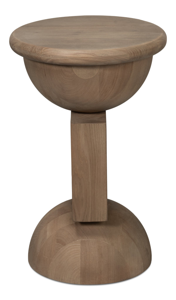 Sarreid Romeo Side Tables Set Of 3 - Stylish Natural Washed Finish In Reclaimed Elm For Modern Spaces Natural  54138