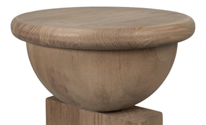 Sarreid Romeo Side Tables Set Of 3 - Stylish Natural Washed Finish In Reclaimed Elm For Modern Spaces Natural  54138